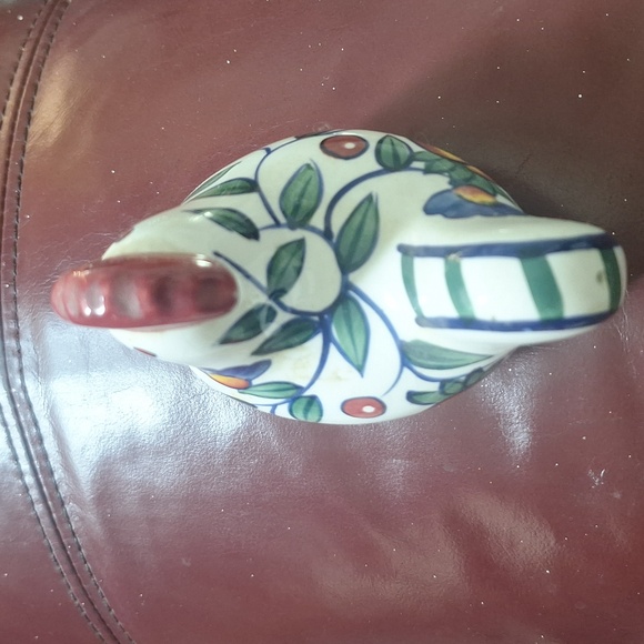 💥Vintage-Style eyes,Salt peppers set,4" tall 6" long ceramic painted - Picture 2 of 3